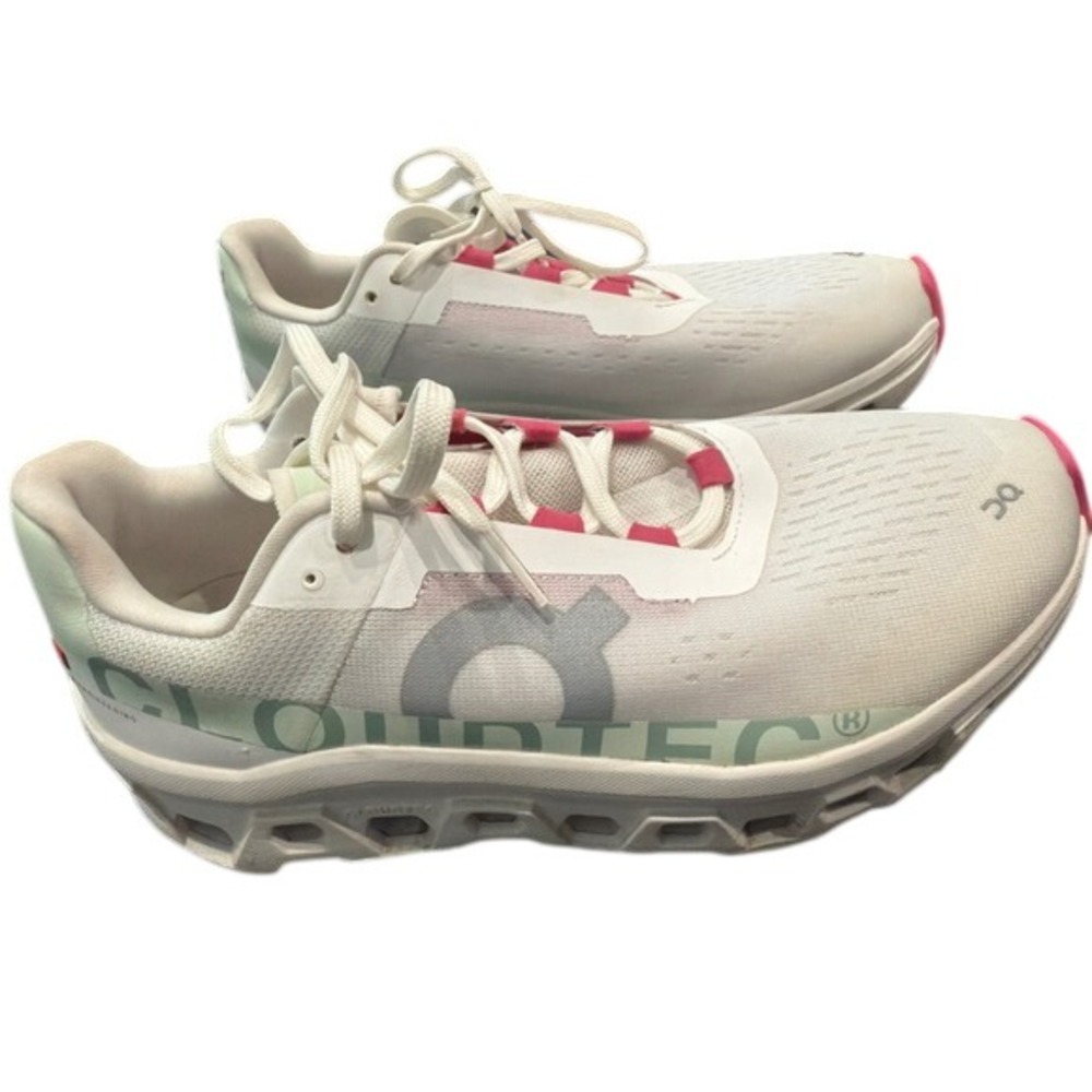 On Running Cloudmonster Womens White Lima Sneakers Running Shoes On Cloud